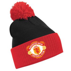 Man Utd Retro Bobble Hat