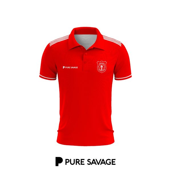 Carndonagh FC Red Polo Top