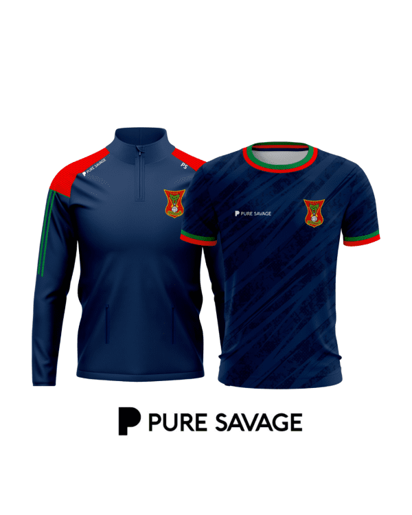 Carndonagh GAA Adults Qtr Zip & Club T-Shirt Bundle