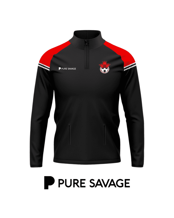 Redcastle United FC Qtr Zip Design 1