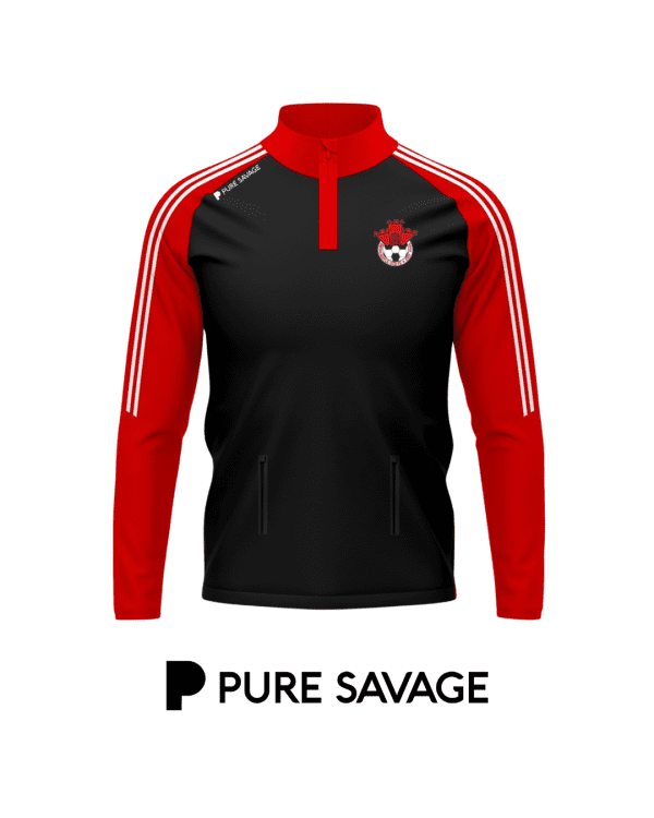 Redcastle United FC Qtr Zip Design 2