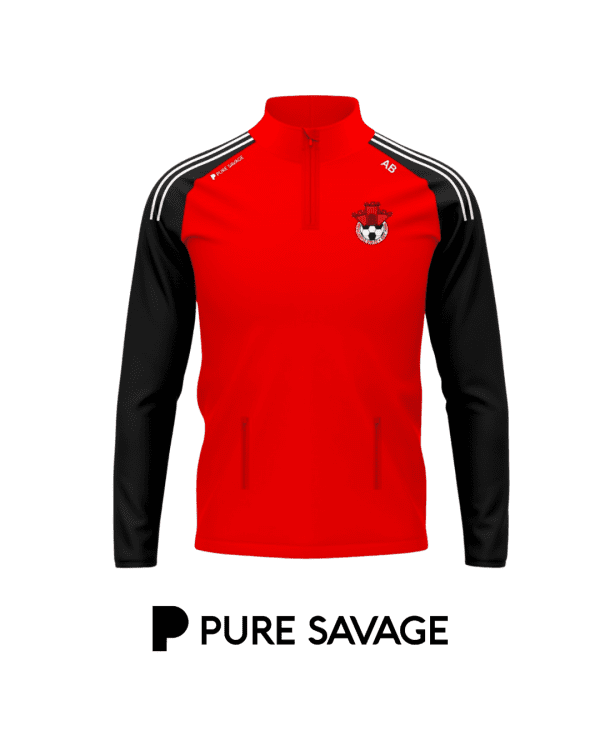 Redcastle United FC Qtr Zip Design 4