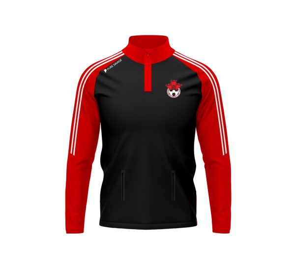 Redcastle United FC Qtr Zip Design 2 - Image 2