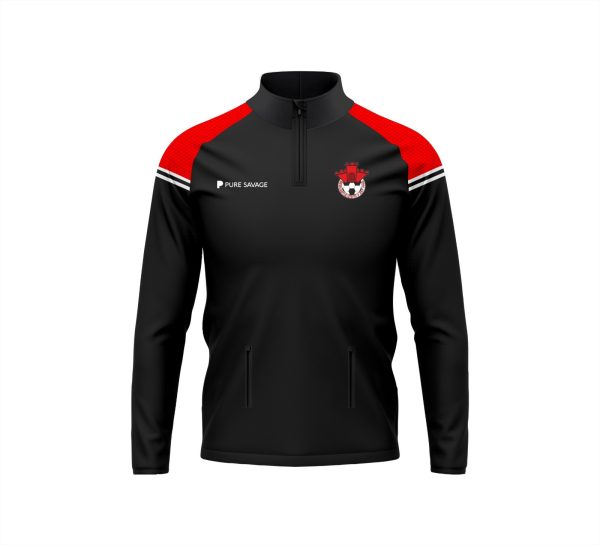 Redcastle United FC Qtr Zip Design 1 - Image 2